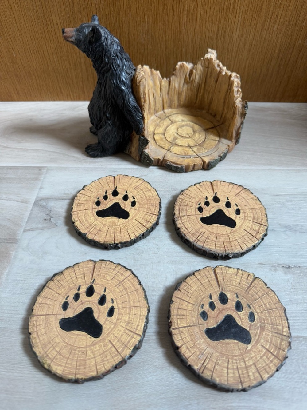 🐻 Bear Coaster Set - Ceramic - Picture 2 of 15